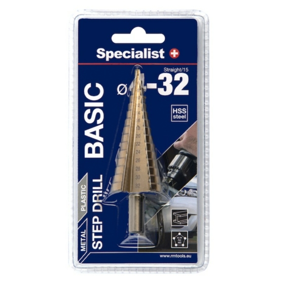 SPECIALIST+ lépcsős fúró BASIC - 4-32 mm