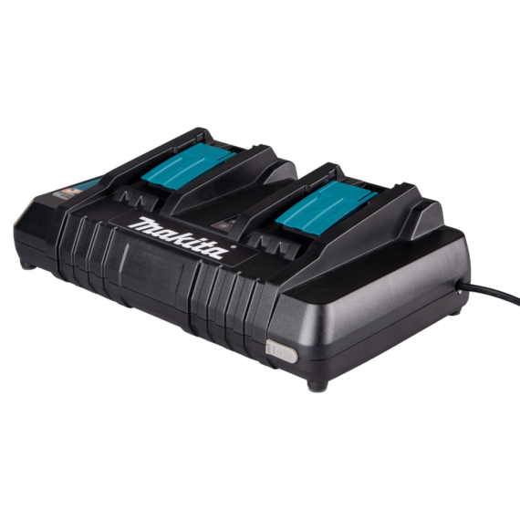 Makita DC18RD akkumulátor töltő 14,4V-18V Li-ion KÉT PORTOS LXT ® (gyors)