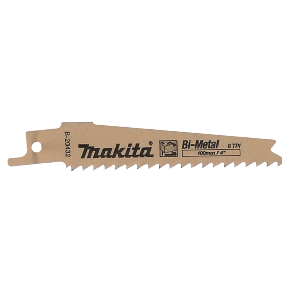 Makita 5db BiM orrfűrészlap SZÖGES FA, általános, TPI:6, L:100mm