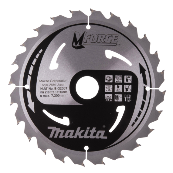 Makita körfűrészlap Mforce 210x30 mm Z24