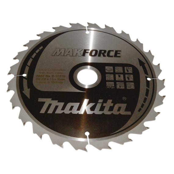 Makita körfűrészlap Makforce 235x30 mm Z24