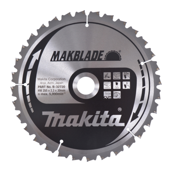Makita körfűrészlap Makblade 250x30 mm Z32