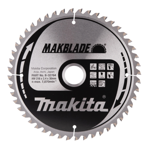 Makita körfűrészlap Makblade 216x30 mm Z48