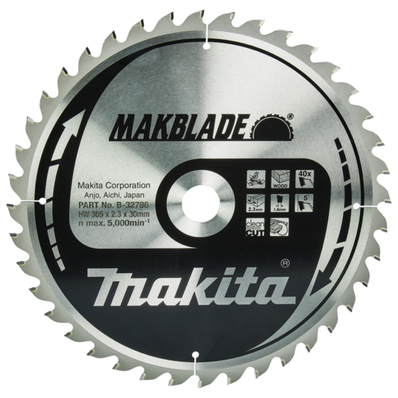 Makita körfűrészlap Makblade 305x30 mm Z40