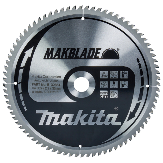 Makita körfűrészlap Makblade 305x30 mm Z80