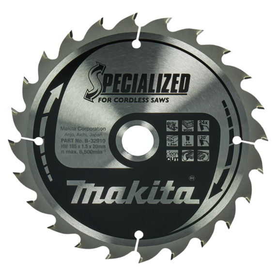 Makita körfűrészlap akkus FA 165x20 mm Z24