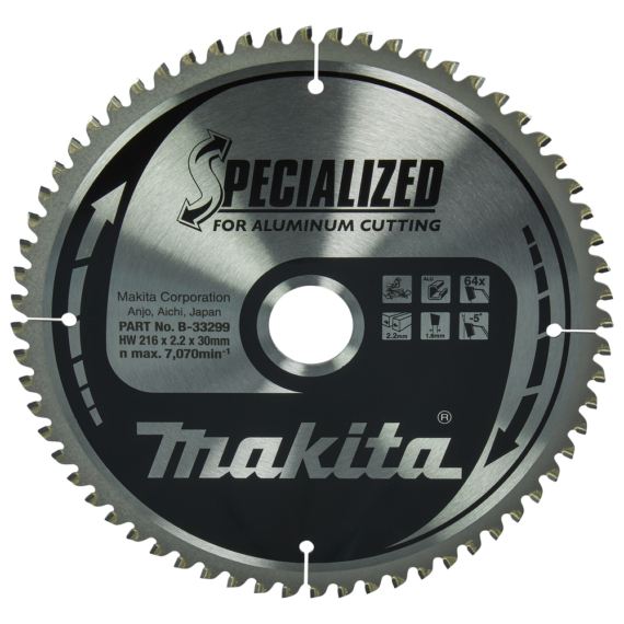 Makita körfűrészlap 216x30 mm Z64 ALU