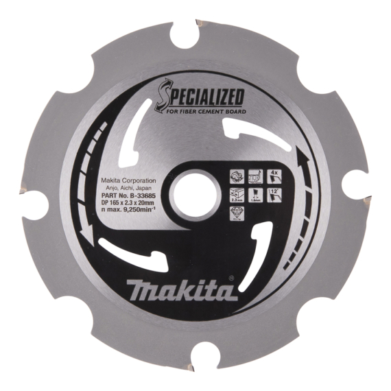 Makita körfűrészlap merülő 165x20 mm Z4 BETONROST LAP