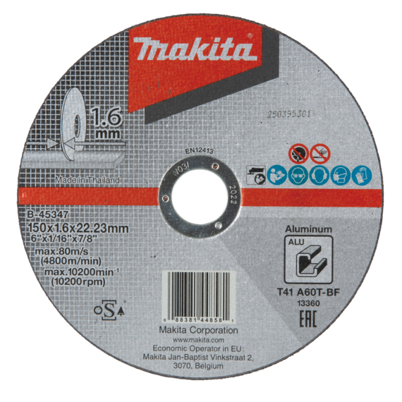 Makita vágókorong ALU 150x1,6mm A60T
