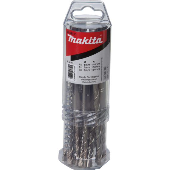 Makita SDS-PLUS 4 PLUS 5x110/50 (3 db); 6x160/100 (5 db); 8x160/100 (3 db)