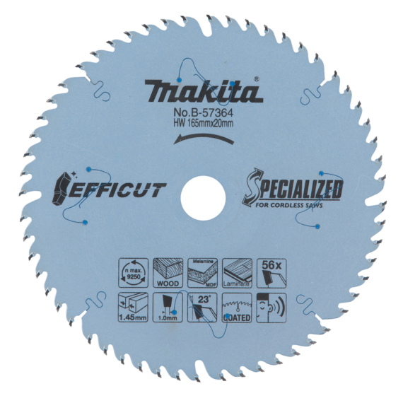 Makita EFFICUT körfűrészlap 165x20mm Z56