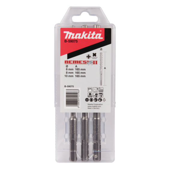 Makita Nemesis fúrókészlet 6,8,10x160mm