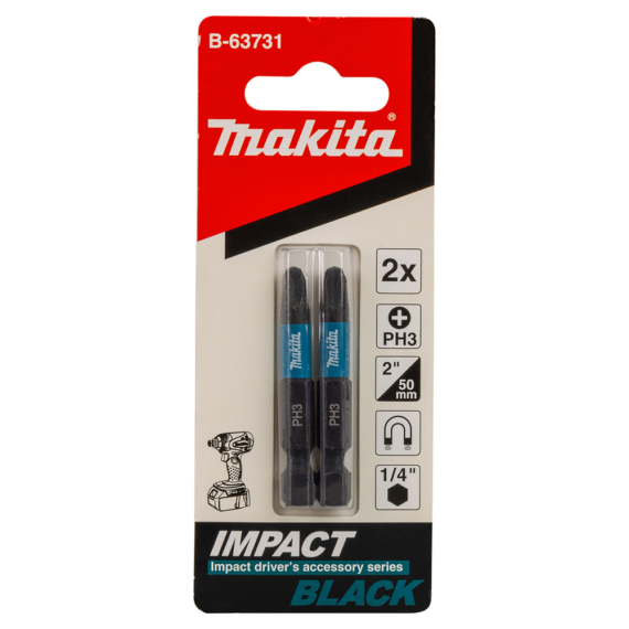 Makita impact BLACK csavarbehajtó bit PH3 50mm