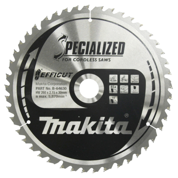Makita EFFICUT körfűrészlap 260x30 mm Z45 FA
