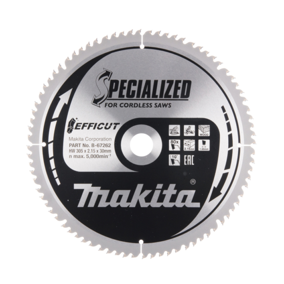 Makita EFFICUT körfűrészlap 305x30mm Z80