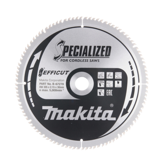 Makita EFFICUT körfűrészlap 305x30mm Z100