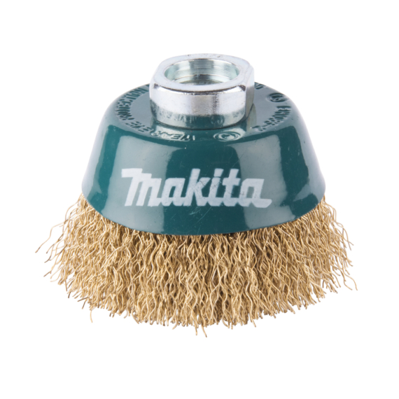 Makita drótkefe csésze sárgaréz bevonattal 60mm M14