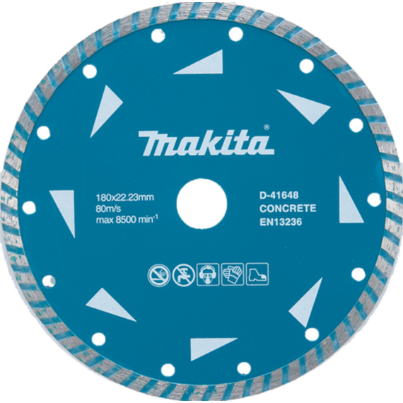 Makita 180mm gyémánttárcsa szegmentált
