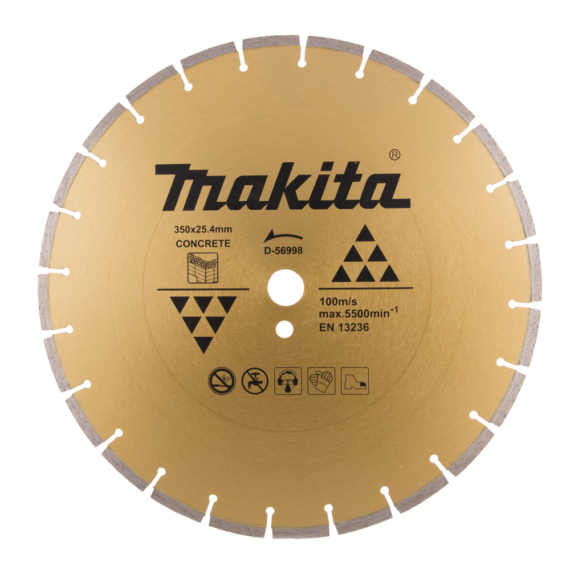 Makita 350mm gyémánttárcsa szegmentált
