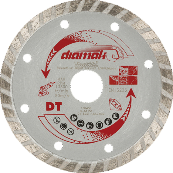Makita 125mm gyémánttárcsa DIAMAK TURBO