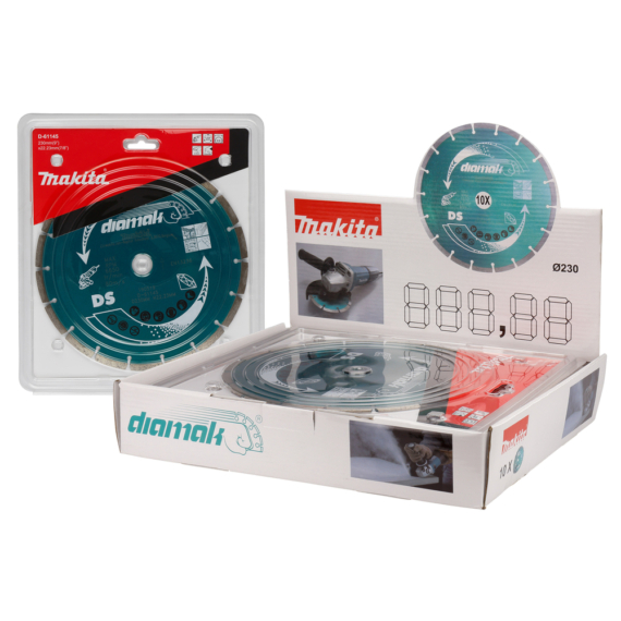 Makita 230mm gyémánttárcsa DIAMAK szegmentált 10db