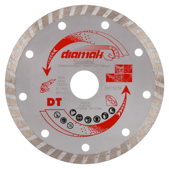 Makita 125mm gyémánttárcsa DIAMAK TURBO 10db