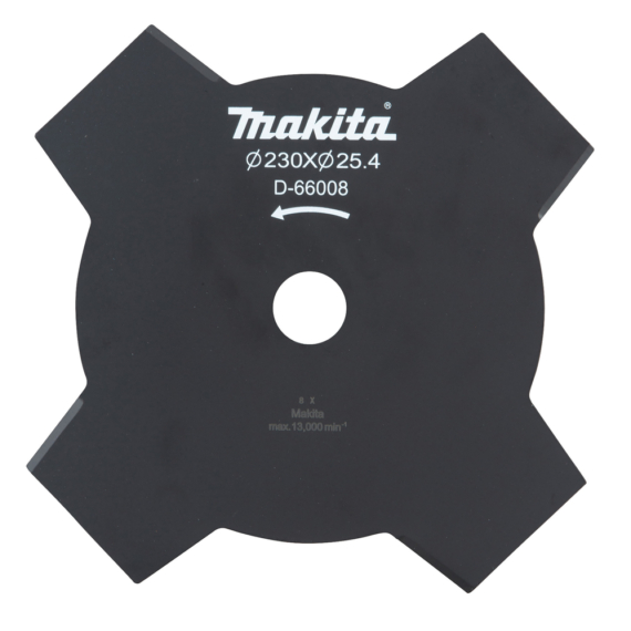 Makita 4 fogú ütőkés 230x25,4mm DUR368/369