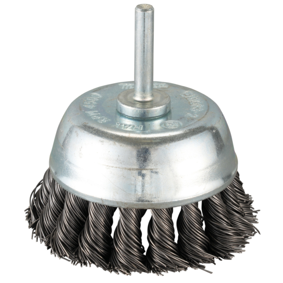 Makita drótkefe csésze fonott 75x6mm 1/4