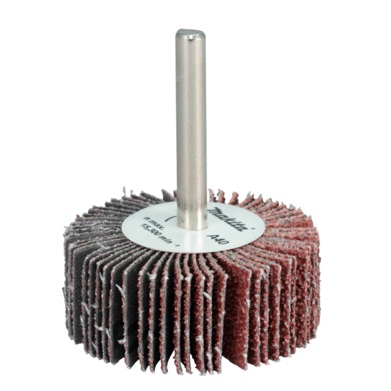 Makita 6 mm lamellás csiszolókerék FA/FÉM/MŰANYAG 50x20 mm A40