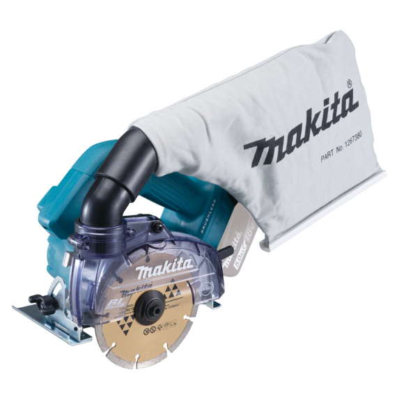 Makita 18V LXT ® BL AWS ADT Li-ion 125mm száraz gyémántvágó Z (akku és töltő nélkül)