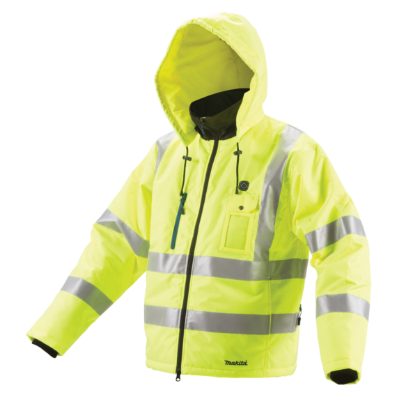 Makita 18V LXT ® Li-ion fűthető kabát NEON, Z méret: XXXL (akku és töltő nélkül)