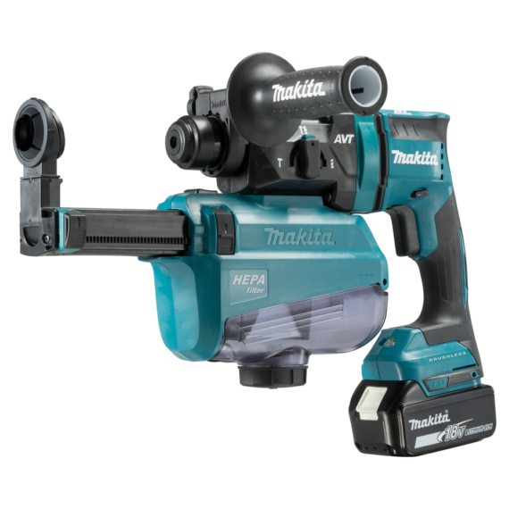 Makita 18V LXT ® Li-ion BL AWS 1,7J SDS-PLUS fúró-vésőkalapács 2x5,0Ah