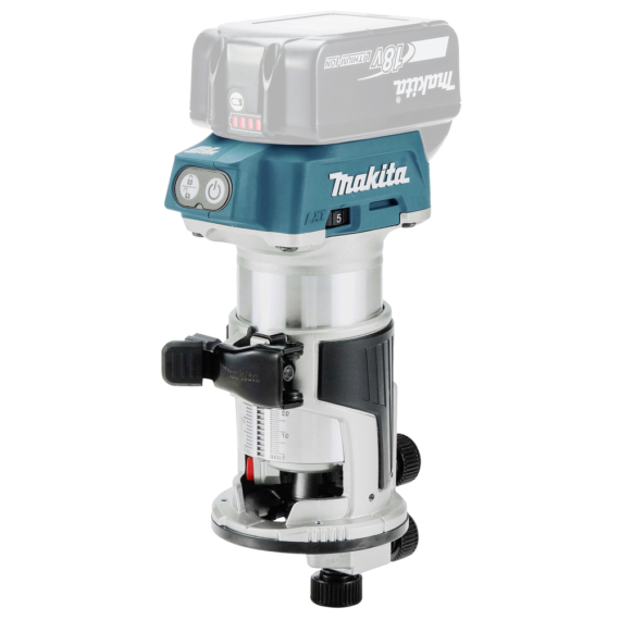 Makita 18V LXT ® Li-ion BL kombinált marógép + készlet Z (akku és töltő nélkül)