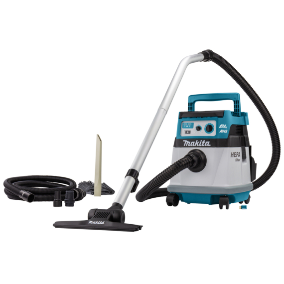 Makita 2x18V LXT ® Li-ion BL AWS 11kPa 110W HEPA száraz porszívó 15L Z (akku és töltő nélkül)