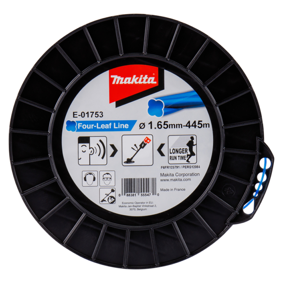 Makita négylevelű damil, kék, 1.65mm 445m