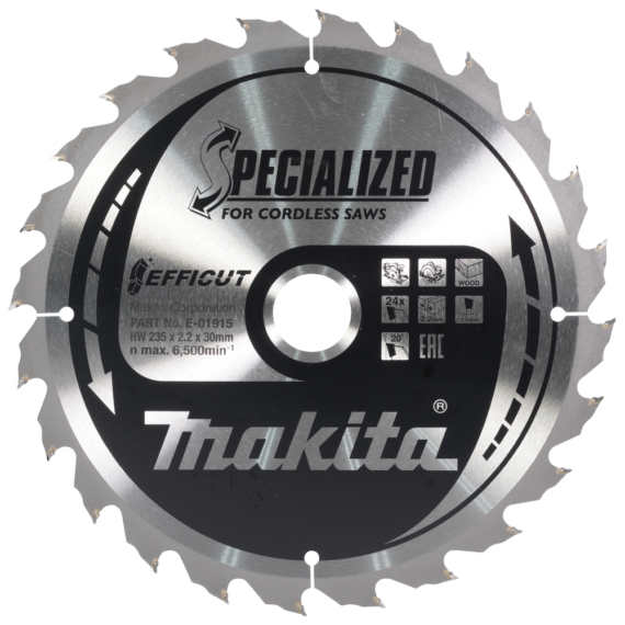Makita EFFICUT körfűrészlap akkus 235x30 mm Z24 FA
