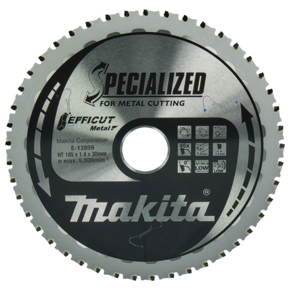 Makita EFFICUT körfűrészlap 185x30 mm Z45 FÉM