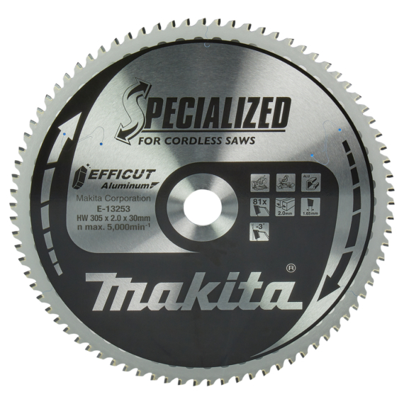 Makita EFFICUT körfűrészlap 306x30 mm Z81 ALU