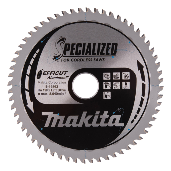 Makita EFFICUT körfűrészlap 190x30 mm Z60 ALU