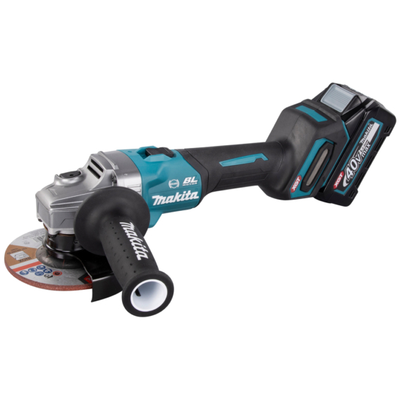 Makita 40Vmax XGT ® Li-ion BL 125mm sarokcsiszoló + FÉ2x4,0Ah