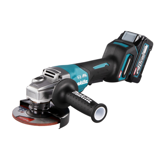 Makita 40Vmax XGT ® Li-ion BL 125mm sarokcsiszoló + FÉ2x4,0Ah