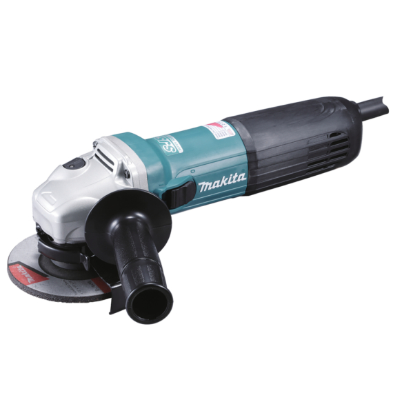 Makita 115mm 1400W sarokcsiszoló kons + ford + fék
