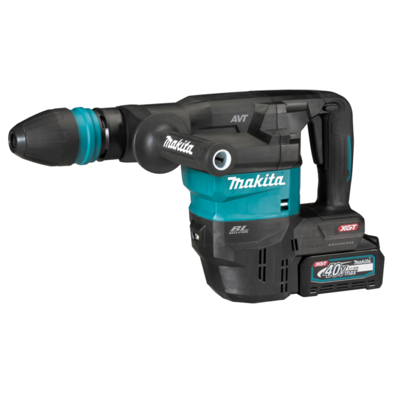 Makita 40Vmax XGT ® Li-ion BL AWS 9,4J SDS-MAX vésőgép 2x5,0Ah
