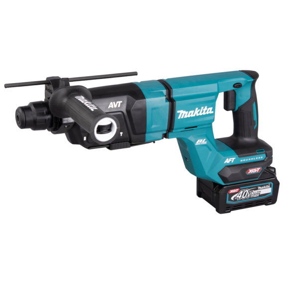 Makita 40Vmax XGT ® Li-ion BL AWS AVT AFT 28mm 3,0J SDS-PLUS fúró-vésőkalapács 2x4,0Ah+DX15