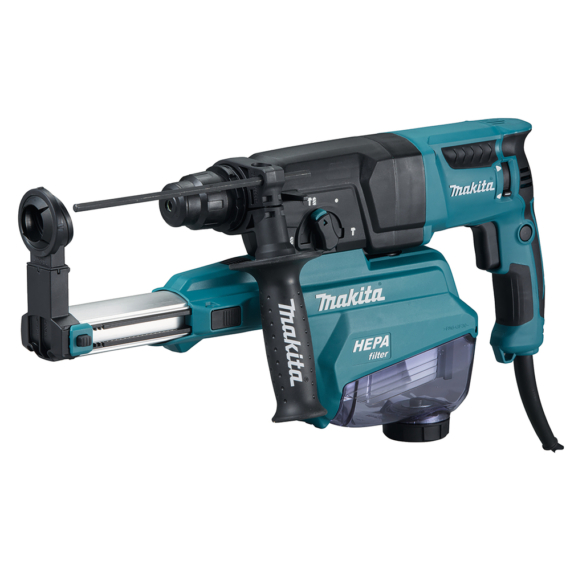 Makita 800W 2,6J SDS-Plus fúró-vésőkalapács PORELSZÍVÓVAL