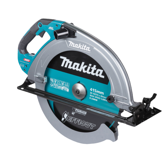 Makita 40Vmax XGT Li-Ion BL AWS 415 mm körfűrész FÉK, lágyindítás 1x5,0 Ah
