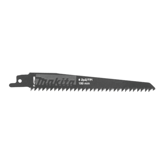 Makita 5db HCS orrfűrészlap FA, TPI:6, L150mm