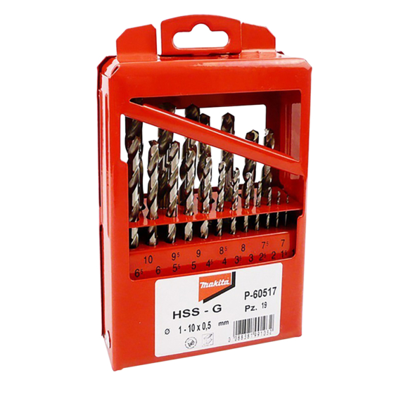 Makita HSS-G fémfúró készlet 19db 1-10mm