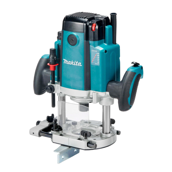 Makita 12 mm 2100W felsőmaró, FÉK + lágyindítás