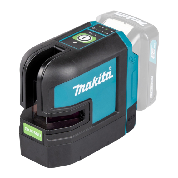 Makita 12Vmax CXT ® Li-ion kereszt lézer ZÖLD Z (akku és töltő nélkül)